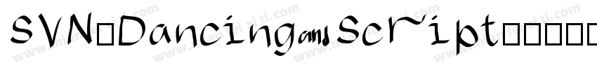 SVN-Dancing Script字体转换